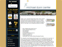 Tablet Screenshot of michaeldunncenter.org